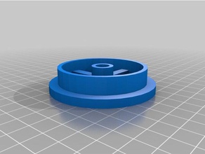 spool holder 57mm 3d printer accessories anet a8 filament 3d print model - Mito3D