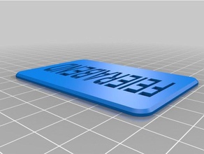 feierabend schablone edevat 3d print model - Mito3D