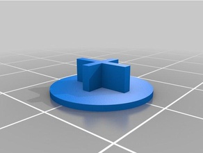 ikea leva de bloqueo la tapa las piezas repuesto muebles mdf openscad 3d print model - Mito3D