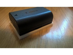 canon lp-e6 bateria tampa da eos 6d câmera câmara 3d print model - Mito3D