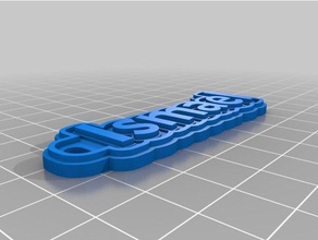 ismael keychains customized 3d print model - Mito3D