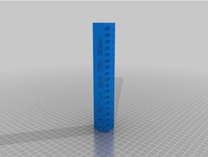 25mm de calor torre 160-245 5-grau passos A impressão 3d testes personalizado 3d print model - Mito3D