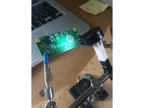 helping hand light electronics electronics hand helper lamp light solder soldering solder helping hand 3d print model - Mito3D