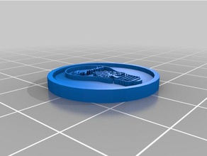 1 token legnoidee sikke ve rozetleri özelleştirilmiş 3d print model - Mito3D