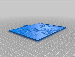 il mio personalizzato lithopane 3 2d art su misura 3d print model - Mito3D