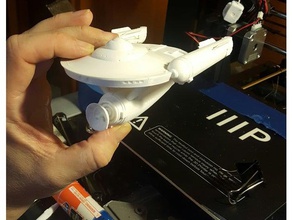 beagle clase vehículos de la federación starship star trek 3d print model - Mito3D