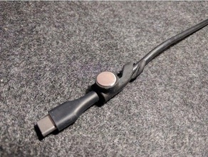 cable de soporte magnético la electrónica nexus 5 veces 6p usb tipo c 3d print model - Mito3D