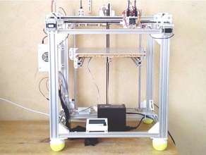 d-bot core xy gone linear threes 3d printers 3-wheeled bed corexy hoist j-bot guide x-carriage z-axis mount 3d print model - Mito3D