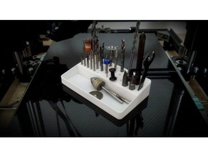 porta herramientas dremel - drill bit holder tool holders & boxes 3d print model - Mito3D