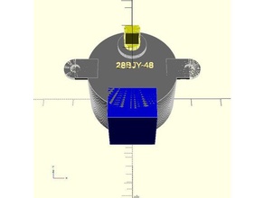 modeling 28bjy-48 diy 3d stepper motor mount 3d print model - Mito3D