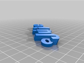 my customized iamburny's text - juline3 keyring keyfob organization 3d print model - Mito3D