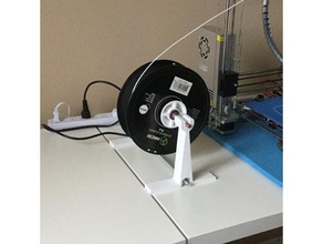 support de bobine Imprimante 3d accessoires filament la spoolholder montage stand 3d print model - Mito3D