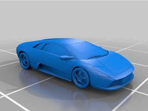 lamborghini murcielago araç araba ıtalia spor otomobil 3d print model - Mito3D