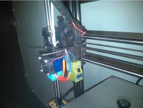 Bowdenzug-Halterung v2 cube-Stil proximity sensor montieren 3d-Drucker Teile 3d print model - Mito3D