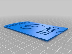 office passar fina A impressão 3d 3d print model - Mito3D