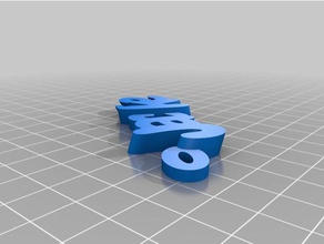 jackie Schlüsselanhänger kundengebundene 3d print model - Mito3D
