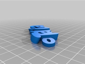 talita de porte-clés personnalisé 3d print model - Mito3D