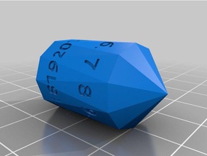 epik etkin zar özelleştirilmiş 3d print model - Mito3D
