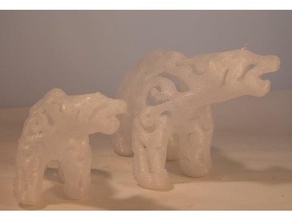 l'ours polaire sculptures 3d print model - Mito3D
