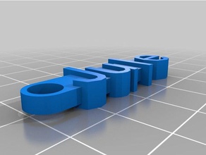 jules schl sselanh dedo organização personalizado 3d print model - Mito3D