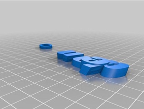 el decano organización personalizado 3d print model - Mito3D