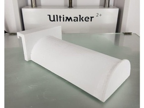 ultimaker 2 2+ lado spoolholder Impressora 3d acessórios filamento de spool titular adaptador montagem ultimaker2 atualização 3d print model - Mito3D