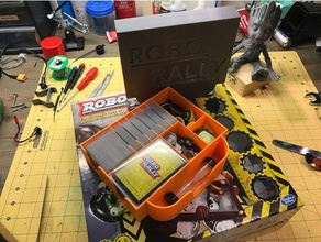 robo rally-box einfügen 2016edt Spiele boardgames Feld - Karte Würfel tabletop 3d print model - Mito3D