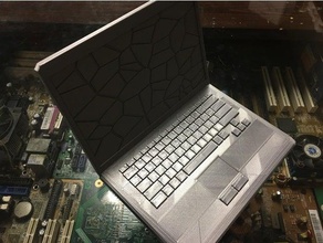 laptop cracked display model furniture laptop model 3d print model - Mito3D