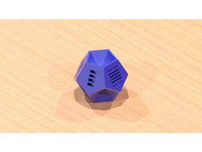 usb sd microsd holder containers cheap design dodecahedron easy fast geek office pen penholder card style technology stick work 3d print model - Mito3D