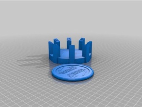 d&d dungeons dragons coaster holder kitchen & dining 3d print model - Mito3D