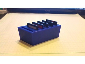 sd card holder tool holders & boxes 3d print model - Mito3D