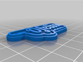 ofelia i portachiavi su misura 3d print model - Mito3D