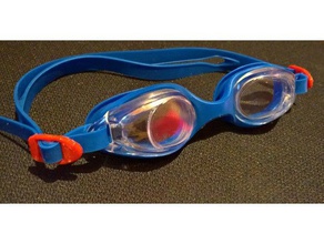 óculos de natação clip - 9mm dicas esporte & ao ar livre crianças proteção esportes aquáticos 3d print model - Mito3D