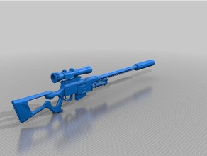 super shootgun sniper emre models 3d print model - Mito3D
