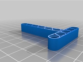 mon paramétrique personnalisé lego technic t-beam L'impression 3d 3d print model - Mito3D