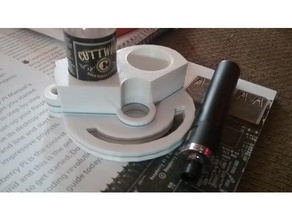 vapemonkey famiglia vape vapejuice vaper penna stand stazione 3d print model - Mito3D