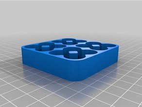 pilhas aa 2x2 organización personalizado 3d print model - Mito3D