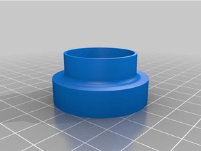 vacuum cleaner adapter 35mm 32mm replacement parts 3d print model - Mito3D