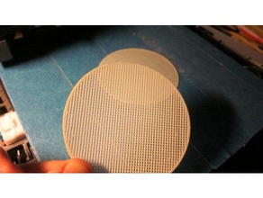 örgü kahve filtresi 8 cm çapında 08 mm göz 3d print model - Mito3D