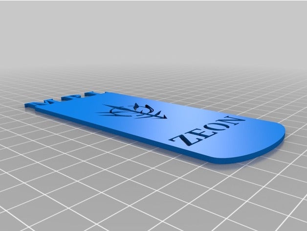 zieg zeon Lesezeichen 3d-drucken gundam 3D print model - Mito3D