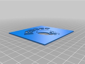 il mio stencil personalizzati-o-matic strumenti di disegno su misura 3d print model - Mito3D