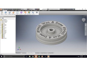 ftc flywheel velocity vortex - 9460 won & done robotics 3d print model - Mito3D