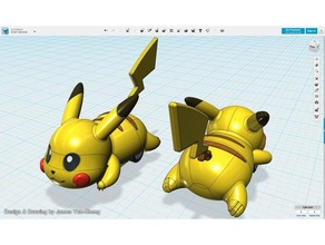 pok mon - pikachu pull back car toy & game accessories pokemon go pull-back toys 3d print model - Mito3D