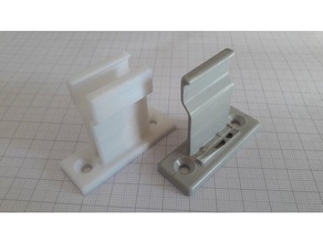 holder window shade crank replacement parts 3d print model - Mito3D