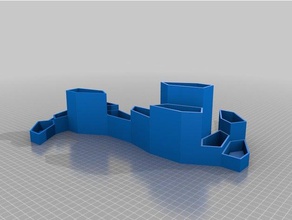 meu personalizados pentomizer - todos os conhecidos tessellating pentágono convexo matemática personalizado 3d print model - Mito3D