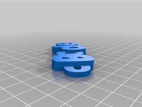 brodie Schlüsselbund Schlüsselanhänger kundengebundene 3d print model - Mito3D