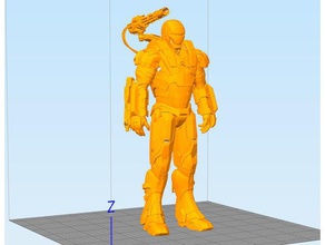 ironman máquina de guerra esculturas 3d print model - Mito3D