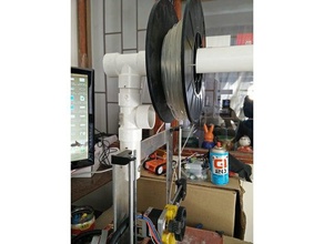 pvc reprap prusa i3 filament spool holder 3d Drucker Zubehör spool-Halter 3d print model - Mito3D