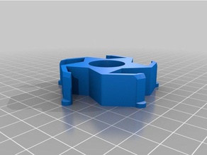 my customized spool hub adapter - right 3d printer parts 3d print model - Mito3D