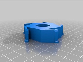 meu personalizados spool adaptador hub - esquerda Impressora 3d de peças personalizado 3d print model - Mito3D
